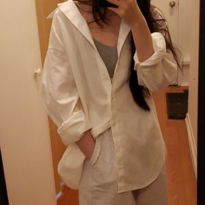 Oversized Button Up Blouse